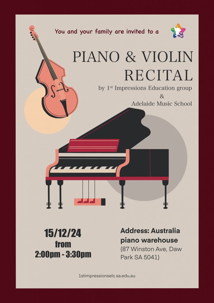 🎶 A Beautiful Afternoon of Music: Piano & Violin Recital 🎻🎹